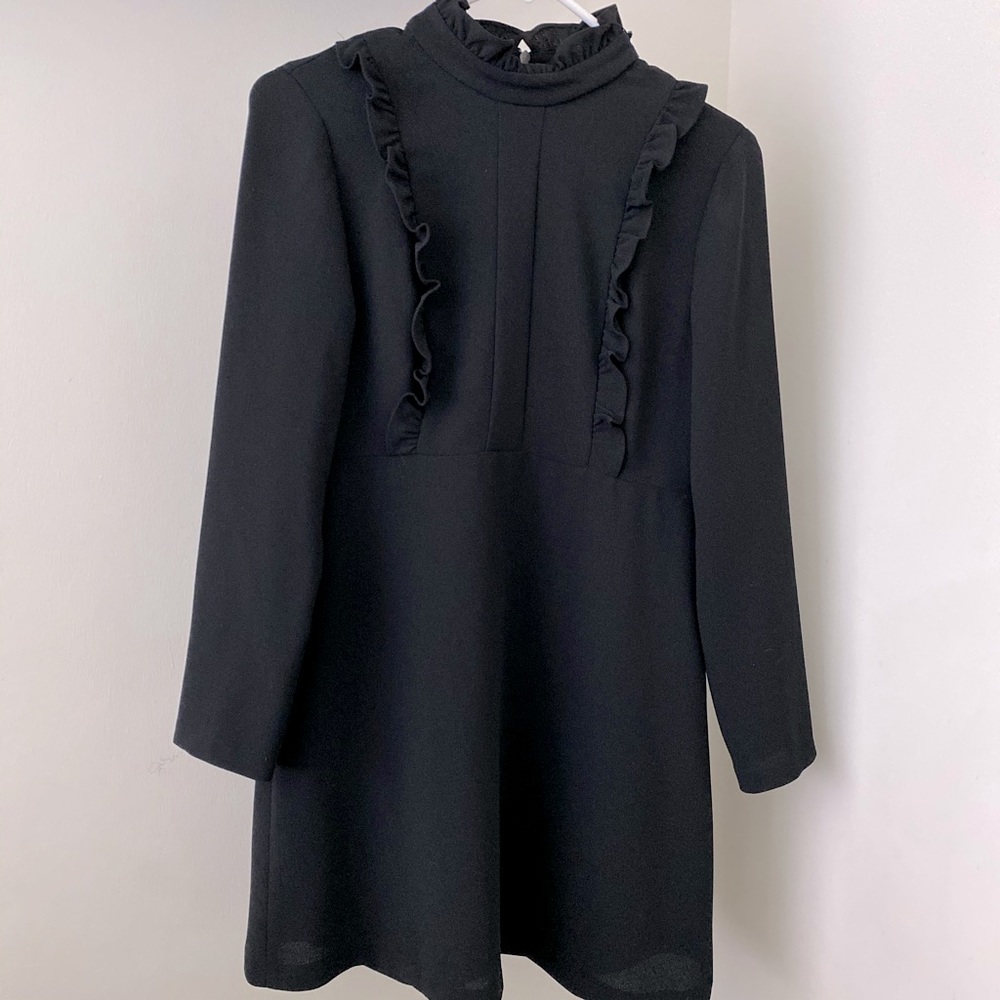 Zara Woman Ruffle Mini Dress